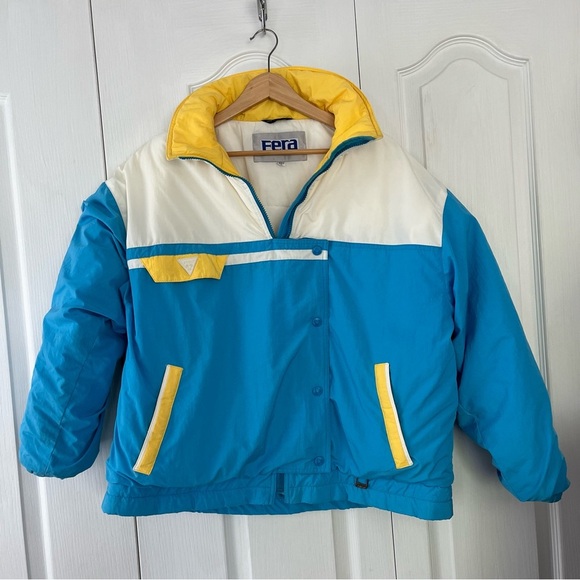 FERA women’s skiwear vintage 90’s ski coat size 16 - Picture 2 of 9